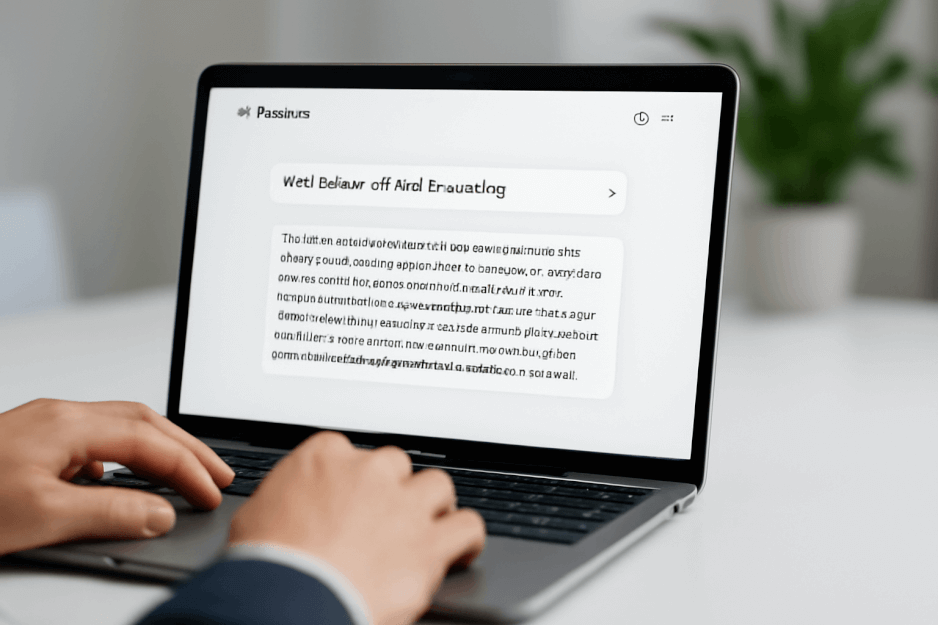 Perplexity AI Comet Browser on a modern laptop for tech enthusiasts