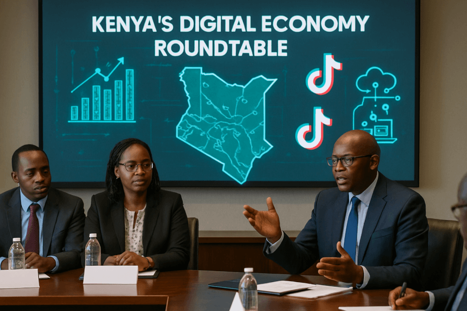 Kenyan creators collaborating at a TikTok workshop