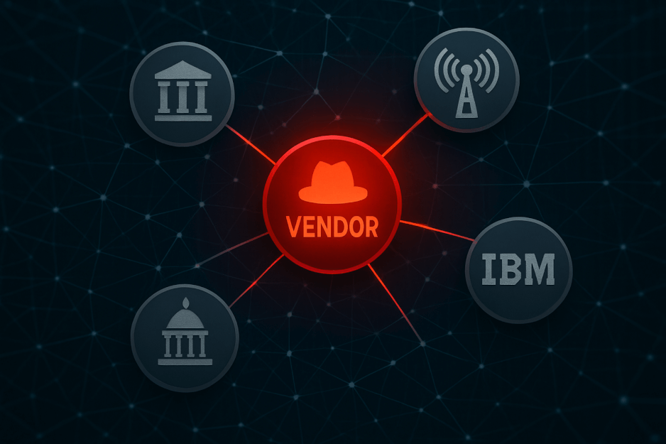 Potential downstream impact from a vendor breach