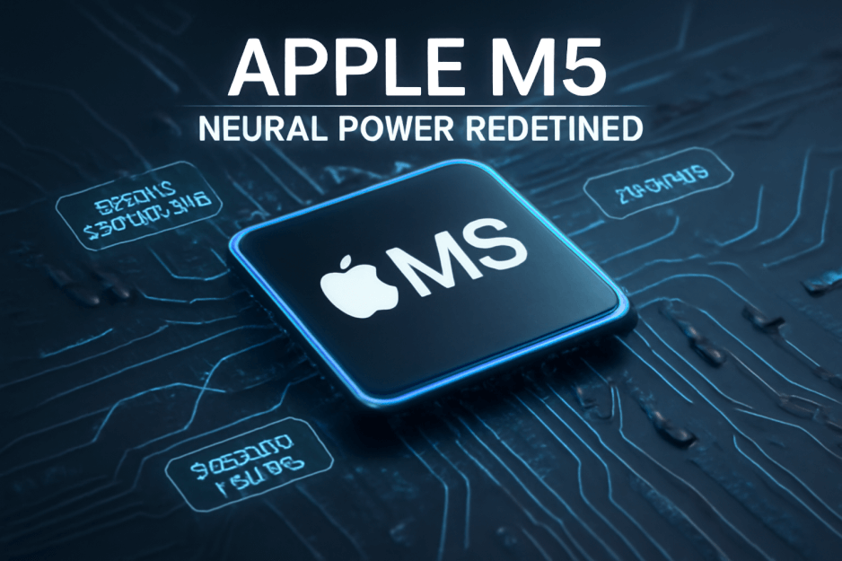Close-up of the M5 Chip
