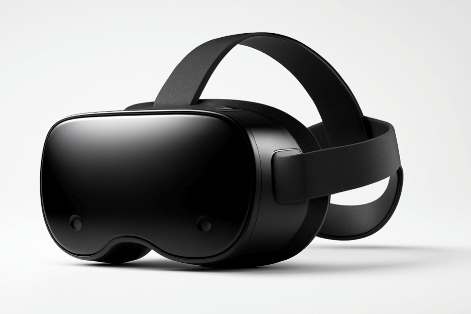 Professional studio photograph of Samsung’s Galaxy XR headset showcasing its sleek design and advanced camera sensors — ideal for SEO visibility on Samsung XR devices.