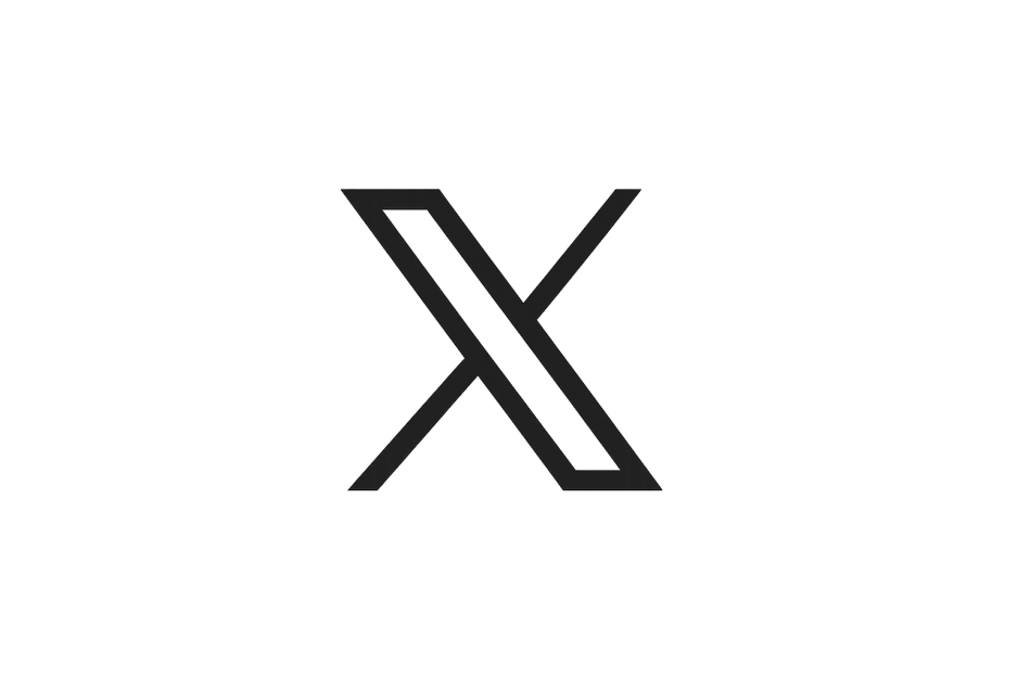 The X (formerly Twitter) logo centered on a white background with subtle profile and transparency icons representing the platform’s new “About This Account” feature to enhance user trust and authenticity.